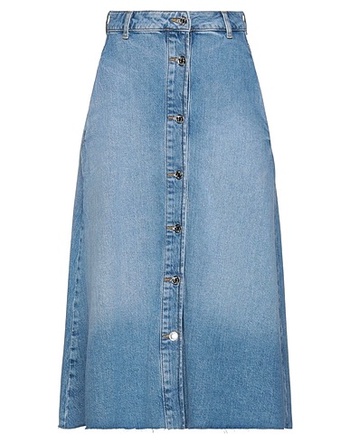 LIU •JO Denim skirt Blue 99% Cotton, 1% Elastane