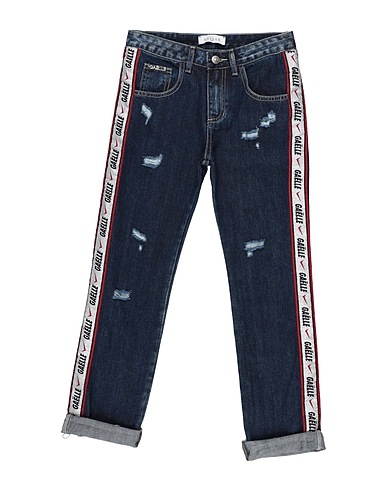 GAëLLE Paris Denim trousers Blue 100% Cotton