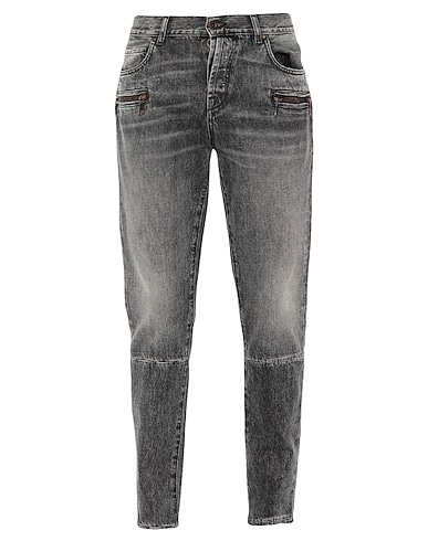BEN TAVERNITI™ UNRAVEL PROJECT Denim trousers Black 100% Cotton