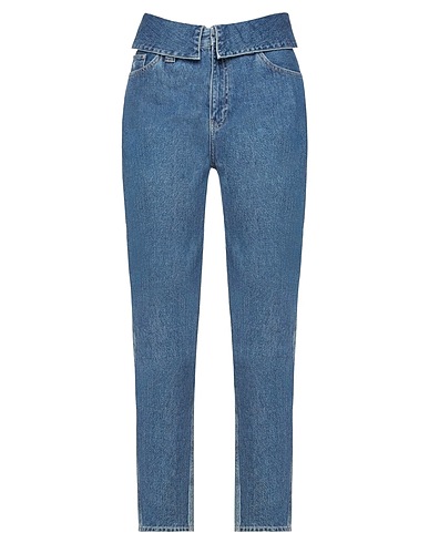CALVIN KLEIN JEANS Denim trousers Blue 100% Cotton
