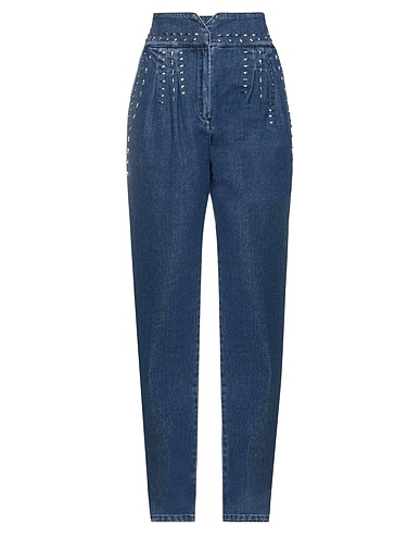 ALBERTA FERRETTI Pantalon en jean Bleu 99% Coton, 1% Élasthanne