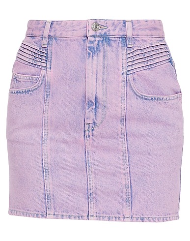 MARANT ÉTOILE Denim skirt Mauve 100% Cotton