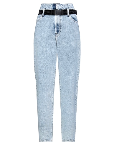 LES COYOTES DE PARIS Denim trousers Blue 100% Cotton, Nylon