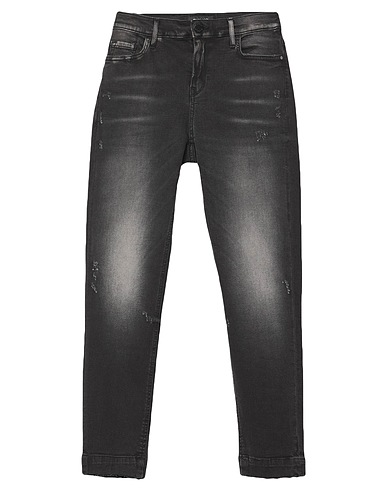 PINKO Denim trousers Black 98% Cotton, 2% Elastane