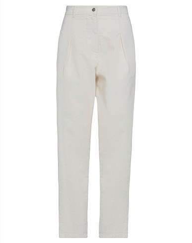 8PM Casual trouser Ivory 85% Cotton, 12% Viscose, 2% Polyester, 1% Polyamide
