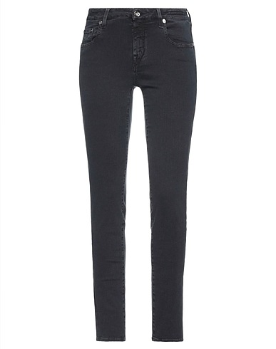 JACOB COHЁN Pantaloni jeans Nero 90% Cotone, 8% Poliestere, 2% Elastan