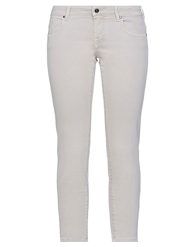 JACOB COHЁN Casual trouser Taupe 90% Cotton, 8% Polyester, 2% Elastane