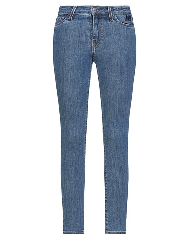 MY TWIN TWINSET Denim trousers Blue 70% Cotton, 28% Polyester, 2% Elastane