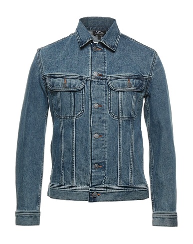 A.P.C. Jean μπουφάν Μπλε 98% Βαμβάκι, 2% Πολυουρεθάνη