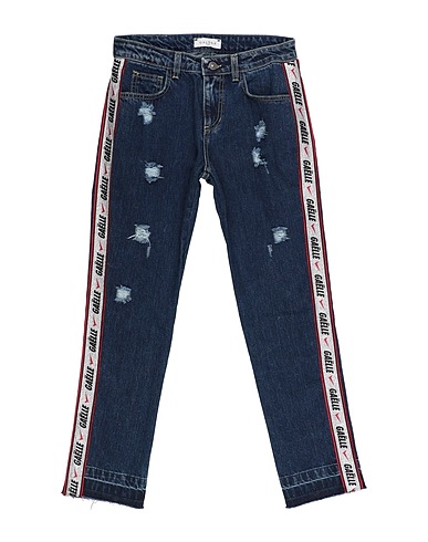 GAëLLE Paris Denim trousers Blue 100% Cotton