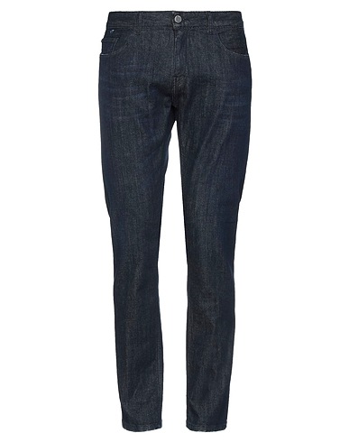 FRANKIE MORELLO Denim trousers Blue 97% Cotton, 3% Elastane