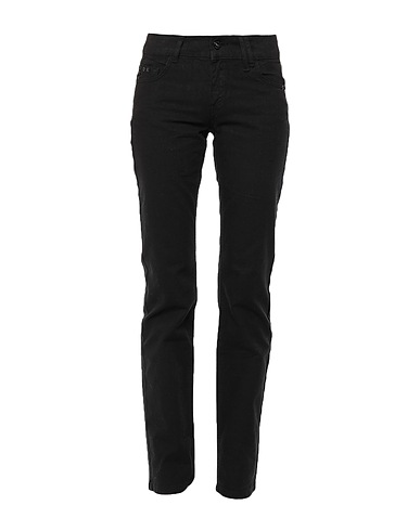 UNGARO FEVER Denim pants Black 99% Cotton, 1% Elastane