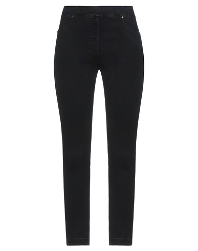 FLY GIRL Denim trousers Black 81% Cotton, 17% Polyester, 2% Elastane