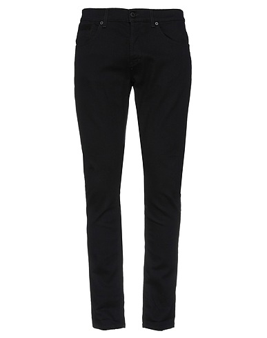 DONDUP Denim trousers Black 57% Cotton, 37% Modal, 4% Elastomultiester, 2% Elastane