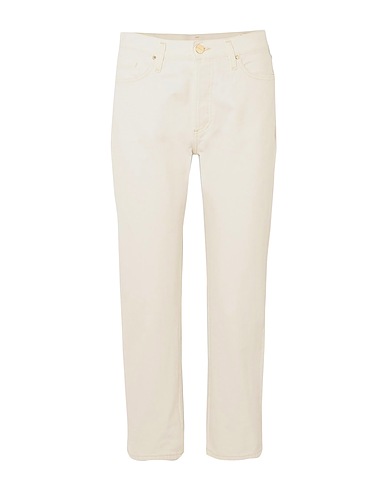GOLDSIGN Denim pants White 100% Cotton