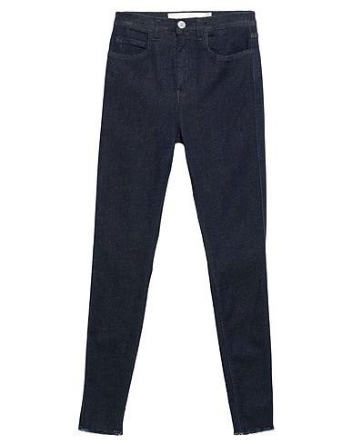 HAIKURE Denim trousers Blue 47% Modal, 43% Cotton, 7% Polyester, 3% Elastane