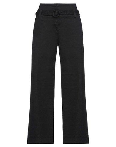KAOS JEANS Denim trousers Black 61% Cotton, 31% Modal, 6% PBT - Polybutylene terephthalate, 2% Elastane