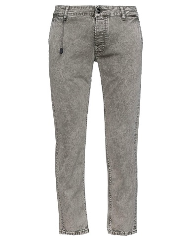 MC DENIMERIE Denim pants Military green 97% Cotton, 3% Elastane