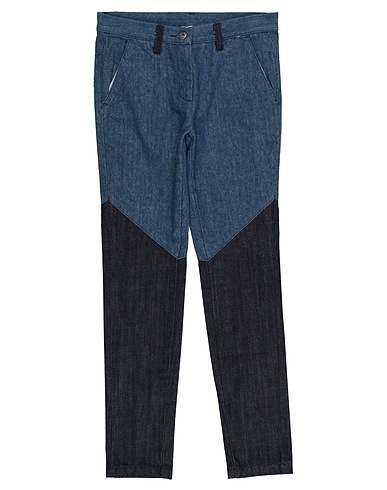 ON AND ON Denim trousers Blue 100% Cotton