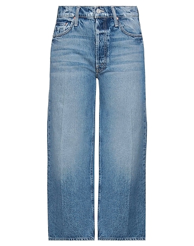 MOTHER Denim trousers Blue 100% Cotton