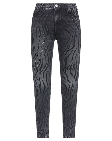 MY TWIN TWINSET Denim pants Black 88% Cotton, 10% Polyester, 2% Elastane