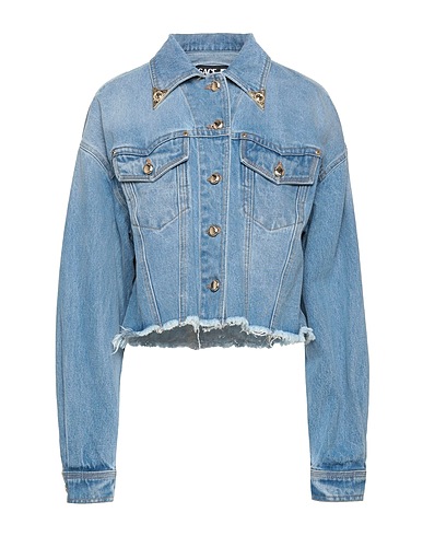 VERSACE JEANS COUTURE Jeansjacke Blau 100% Baumwolle