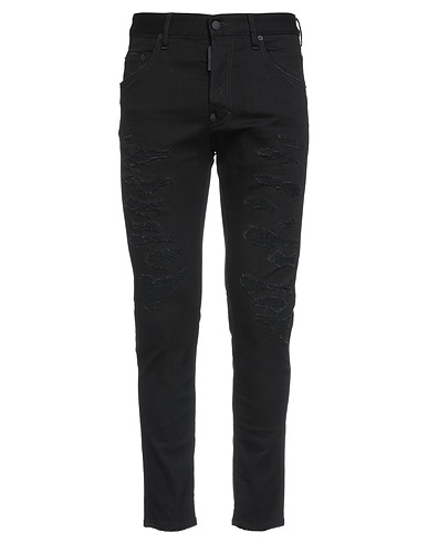 DSQUARED2 Denim pants Black 98% Cotton, 2% Elastane