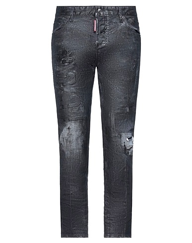 DSQUARED2 Denim trousers Black 98% Cotton, 2% Elastane