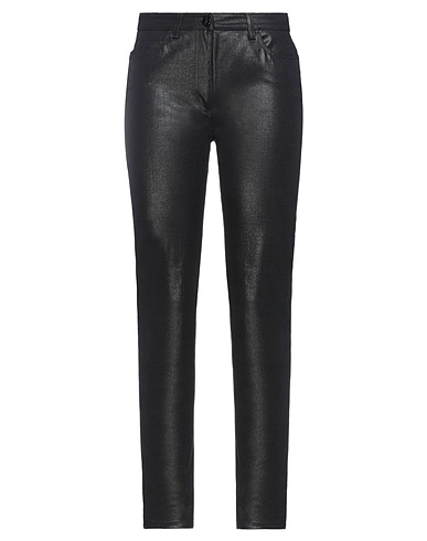 ELISABETTA FRANCHI Denim trousers Black 98% Cotton, 2% Elastane, Polyester