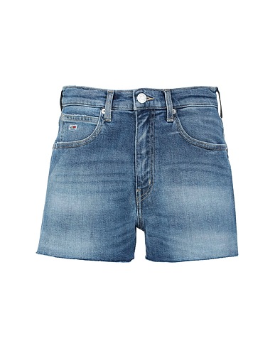TOMMY JEANS Denim shorts HOTPANT DENIM SHORTS
 Blue 99% Cotton, 1% Elastane