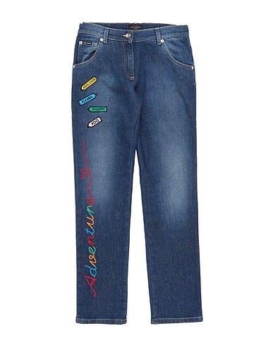 DOLCE&GABBANA Denim trousers Blue 98% Cotton, 2% Elastane, Polyester, Polyurethane, Wool