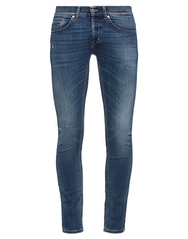 DONDUP Denim trousers Blue 99% Organic cotton, 1% Elastane