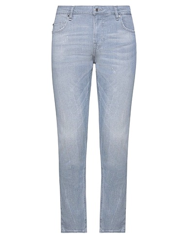 GUESS Denim trousers Grey 85% Cotton, 13% Polyester, 2% Elastane