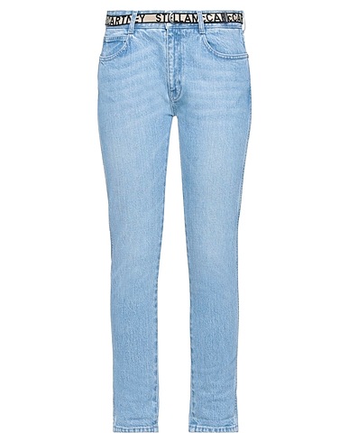 STELLA McCARTNEY Denim trousers Blue 99% Cotton, 1% Elastane