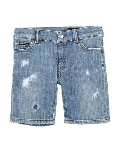 DOLCE&GABBANA Denim shorts Blue 99% Cotton, 1% Elastane
