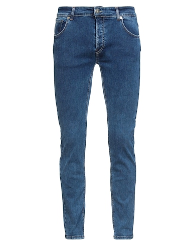 PMDS PREMIUM MOOD DENIM SUPERIOR Denim pants Blue Cotton, Polyester, Elastane