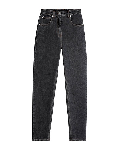 M MISSONI Denim pants Black 67% Cotton, 32% Polyester, 1% Elastane