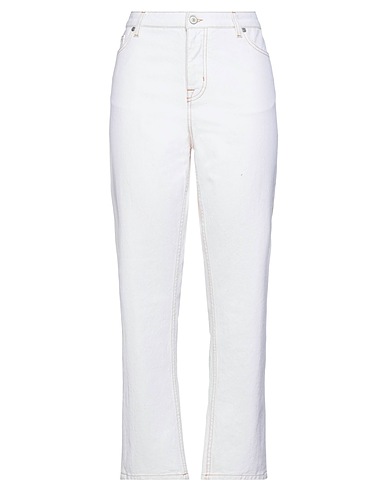 PS PAUL SMITH Denim pants Ivory 100% Cotton