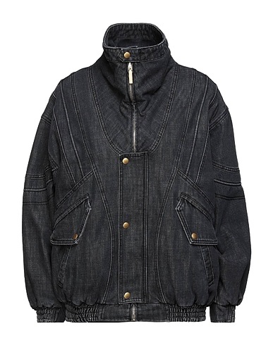 ALBERTA FERRETTI Denim jacket Black 100% Cotton