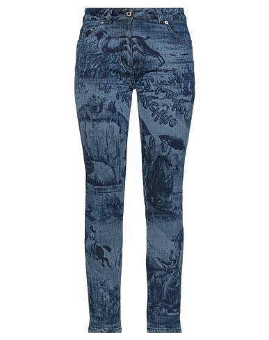 MOSCHINO Denim trousers Blue 98% Cotton, 2% Elastane