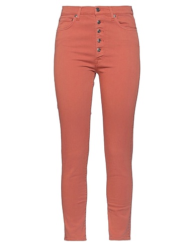 (+) PEOPLE Denim trousers Rust 92% Cotton, 6% Elastomultiester, 2% Elastane