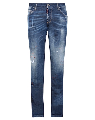 DSQUARED2 Denim trousers Blue 98% Cotton, 2% Elastane, Polyester, Polyurethane