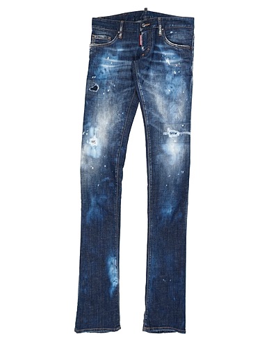 DSQUARED2 Denim trousers Blue 98% Cotton, 2% Elastane, Plastic