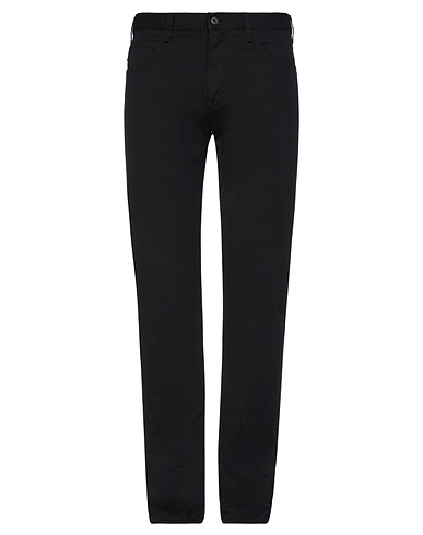 EMPORIO ARMANI Casual trouser Black 96% Cotton, 4% Elastane