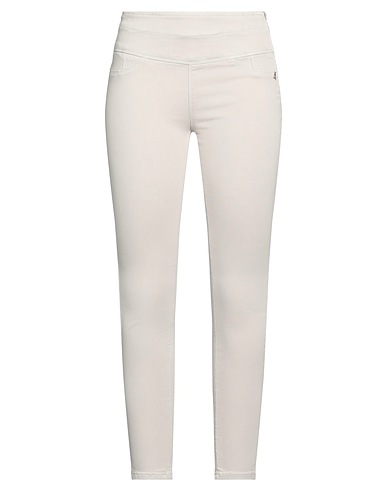 PATRIZIA PEPE Denim trousers Light grey 92% Cotton, 6% Polyester, 2% Elastane