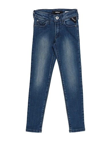 REPLAY & SONS Denim trousers Blue 90% Cotton, 8% Polyester, 2% Elastane