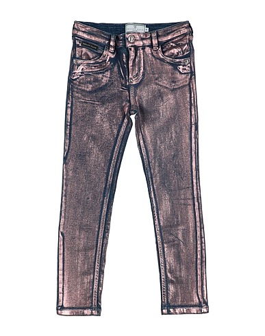 PHILIPP PLEIN Denim pants Pink 98% Cotton, 2% Elastane