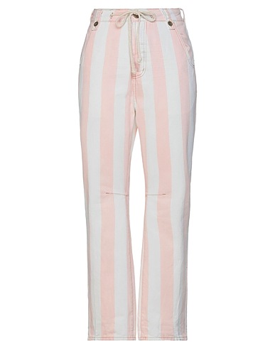 ONE TEASPOON Denim trousers Pink 100% Cotton