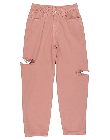 JUSTWEST Denim trousers Antique rose 100% Cotton