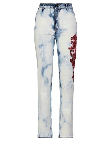 JUST CAVALLI Denim trousers Blue 98% Cotton, 2% Elastane